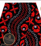 Red pattern headwrap
