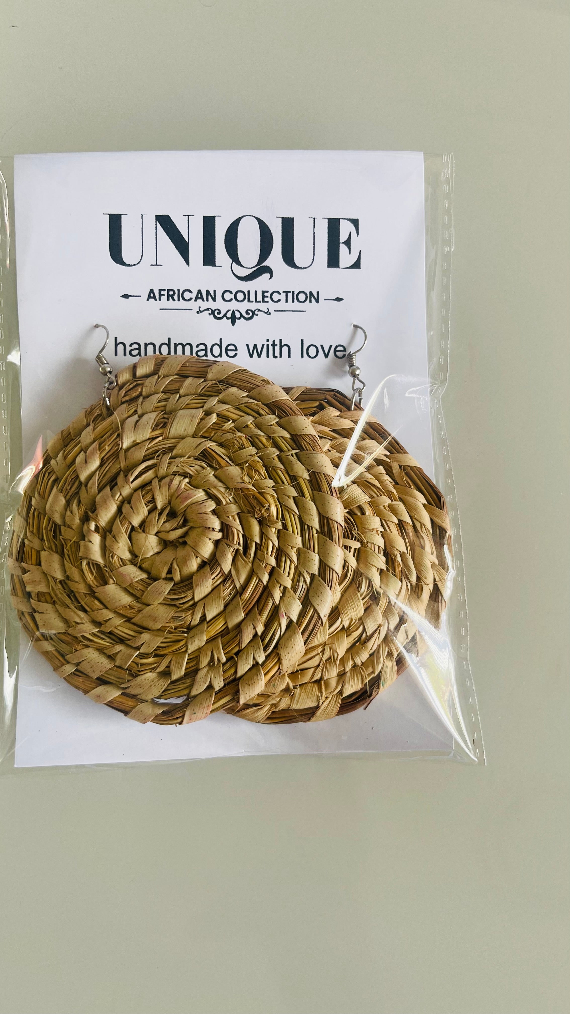 Rattan Earring- Plain