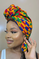 Kente 01 headwrap/headtie