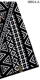 Black and white headwrap
