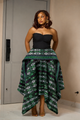 Akwete-Inspired Ankara Statement Skirt