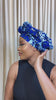 Blue headwrap